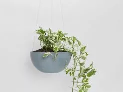 Ecopots Eco-Friendly Hanging Planters 14 Ecopots Eco-Friendly Hanging Planters -Plants in a Box Sales Shop EccoPotGrey detail