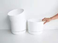White Selfwatering Pots 215mm -Plants in a Box Sales Shop MRKWHIT1 RS
