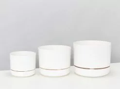 Self-Watering Pot Clusters - 3 Different Sizes -Plants in a Box Sales Shop MrKitlyAssortedSize White