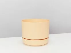 Yellow Self-Watering Pots 215mm