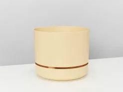 Yellow Self-Watering Pots 250mm