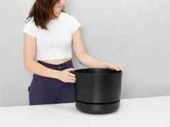 Self-Watering Pots 300mm -Plants in a Box Sales Shop MrKitly Black300mm 01