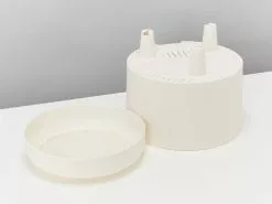 Linen Self-Watering Pots 215mm 9 Linen Self-Watering Pots 215mm -Plants in a Box Sales Shop MrkitlyPot215Linen detail 2