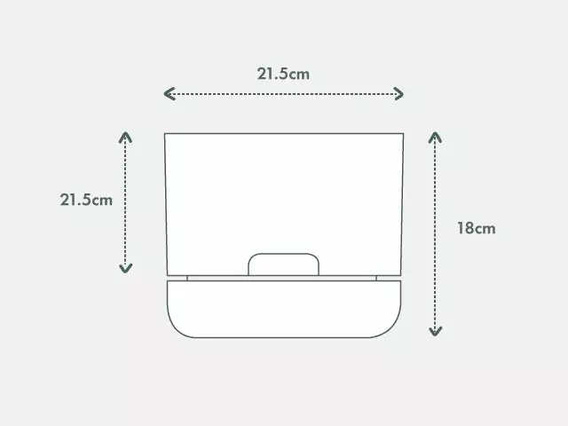 Black Self-Watering Pots 215mm - Recycled Plastic 6 Black Self-Watering Pots 215mm - Recycled Plastic - Image 4