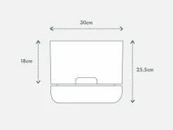 Self-Watering Pots 300mm -Plants in a Box Sales Shop PIAB Diagrams MrKitly300mm