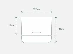 Self-Watering Pots 375mm - For XL Plants -Plants in a Box Sales Shop PIAB Diagrams MrKitly375mm