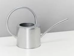 The Steel Indoor Watering ðŸ’¦Can 1.9L (Chalk Or Galvanised) -Plants in a Box Sales Shop SmallSilverWateringcan detail