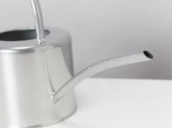 The Steel Indoor Watering ðŸ’¦Can 1.9L (Chalk Or Galvanised) -Plants in a Box Sales Shop SmallSilverWateringcan detail2